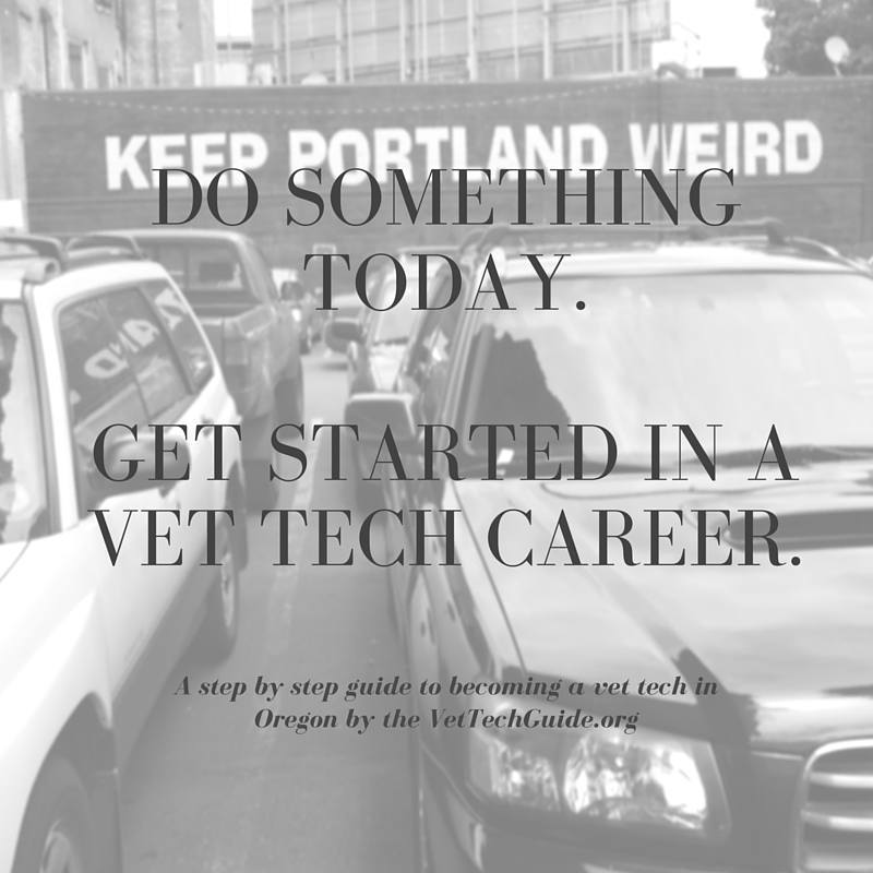 Do something today. Get Started in A Vet tech Career in Oregon